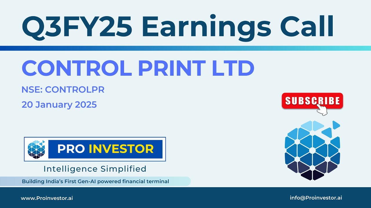 Control Print Ltd. | Q3FY25 | Earnings Conference Call | 