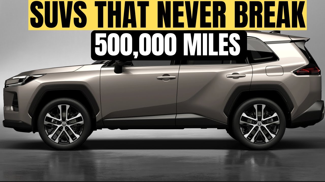 6 MOST RELIABLE SUVs THAT WILL LAST A LIFETIME - Mechanics Recommend!