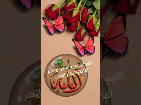 اللهم اني اعوذ بك من الفقر و الفاقةوالقلة و الذلة