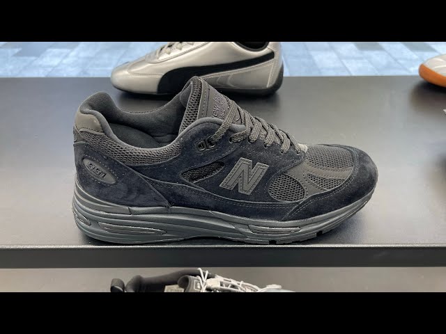 New Balance Made In UK 991V2 “Triple Black” - Style Code: U991KK2