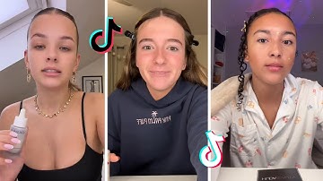 Makeup Tutorial Tiktok Compilation - GRWM  ( Get Ready With Me ) ❤️(Skincare, Makeup, Outfits) 1704🥰