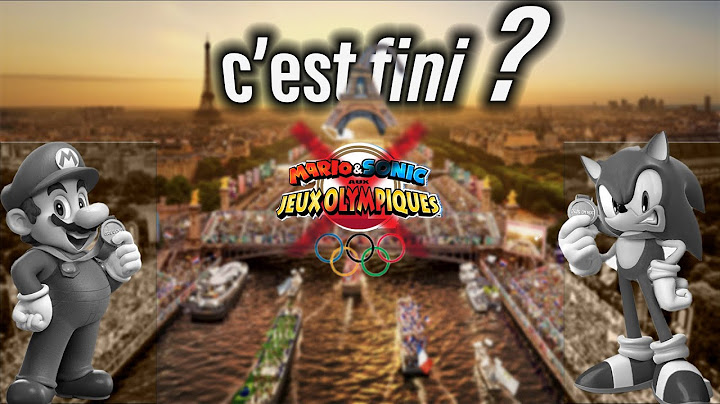 MARIO ET SONIC AU JO 2024 N'EXISTERA JAMAIS ?!