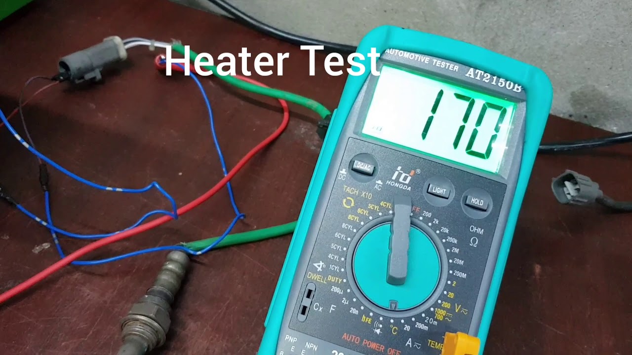 O2 sensor testing - YouTube