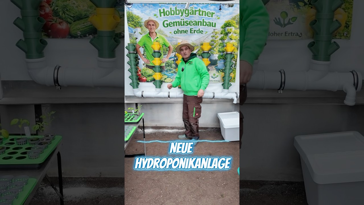 Hydroponik Wandanlage für 2026👌#garden #gardening #hydroponics #tipps #info