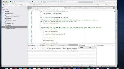 CIS 4930 (CA11.0) Setting Up WebAPI with MacOS