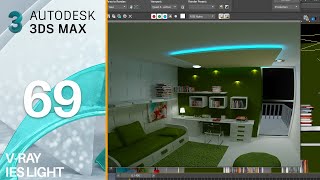 3dsmax Tutorial 69 - V ray IES light| Full Course in English