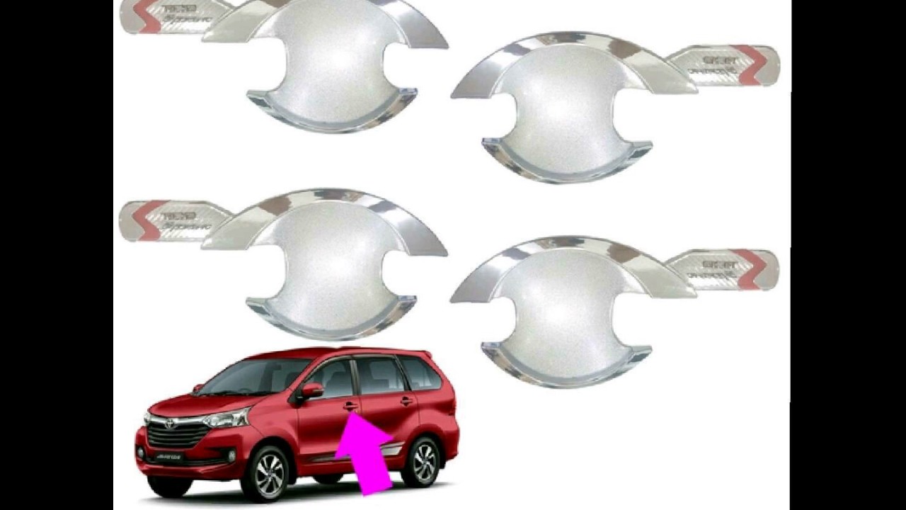 AVANZA XENIA Chrome Door Outer Cover Pintu Model TRD SPORTIVO YouTube