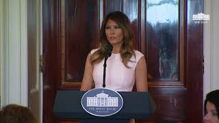 First Lady Melania Trump Delivers Remarks at the Governors' Spouses' Luncheon