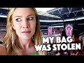 She got her bag stolen at a concert :(