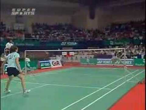 Badminton 2008 India Open - WSF - Zhou Mi vs Lu La...