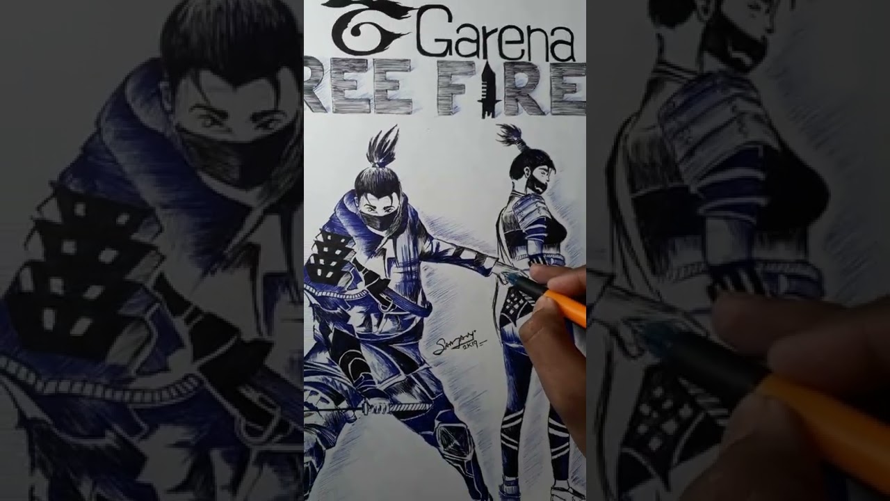 free fire artwork ||Sanjay shah arts ||