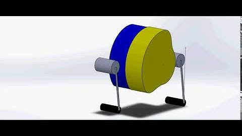Cam Design / Radial Cam with Oscillating Roller Follower Animation / Kinematic Synthesis