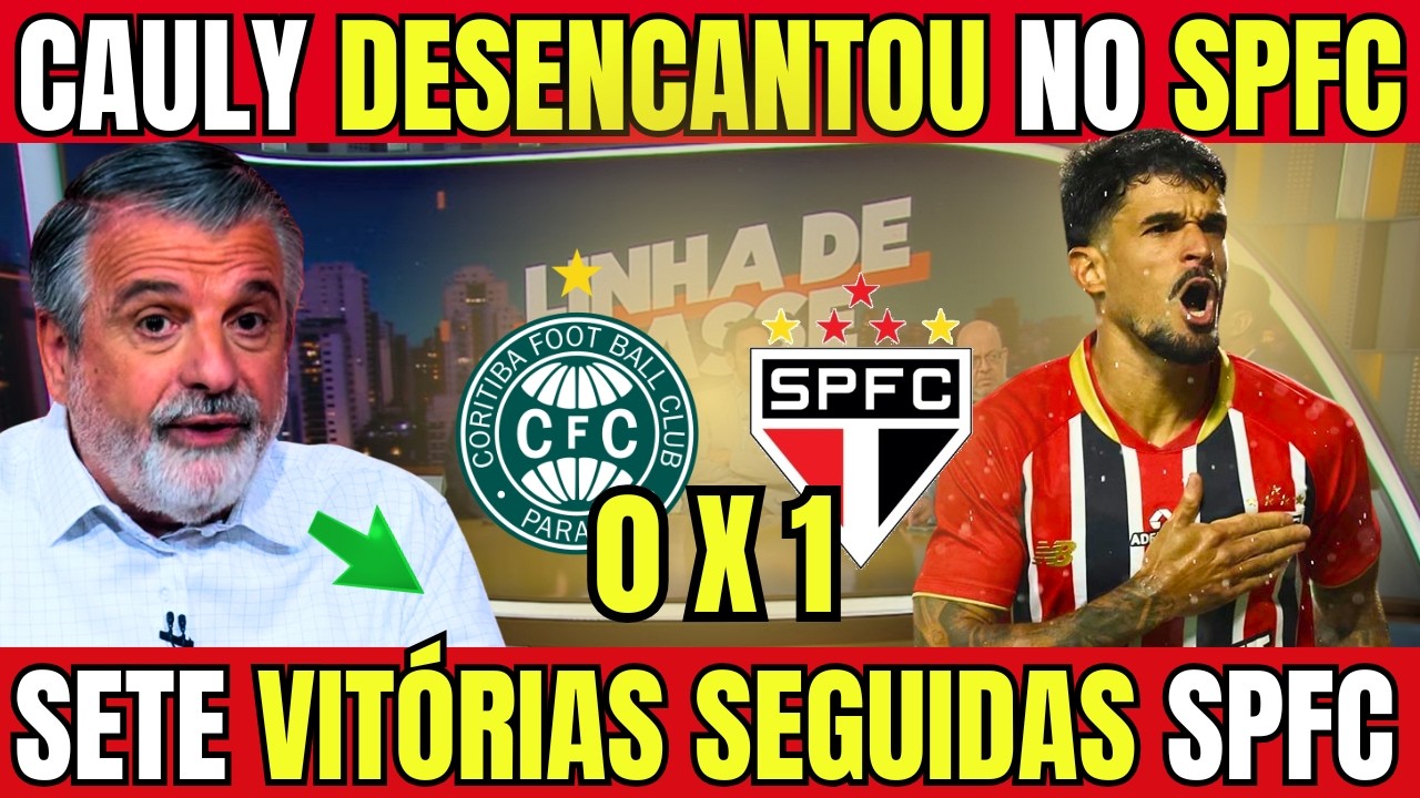 SPFC TA ENCANTANDO A MÍDIA! SAO PAULO VENCEU A SÉTIMA SEGUIDA! NOTICIAS DO SAO PAULO FC