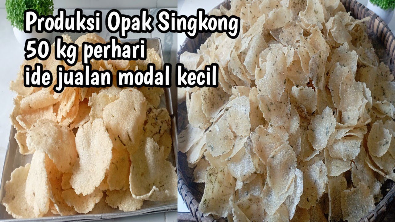 RESEP DAN CARA MEMBUAT OPAK SINGKONG TRADISIONAL, RENYAH DAN GURIH