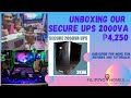 UNBOXING our Secure UPS 2000VA ₱4,250