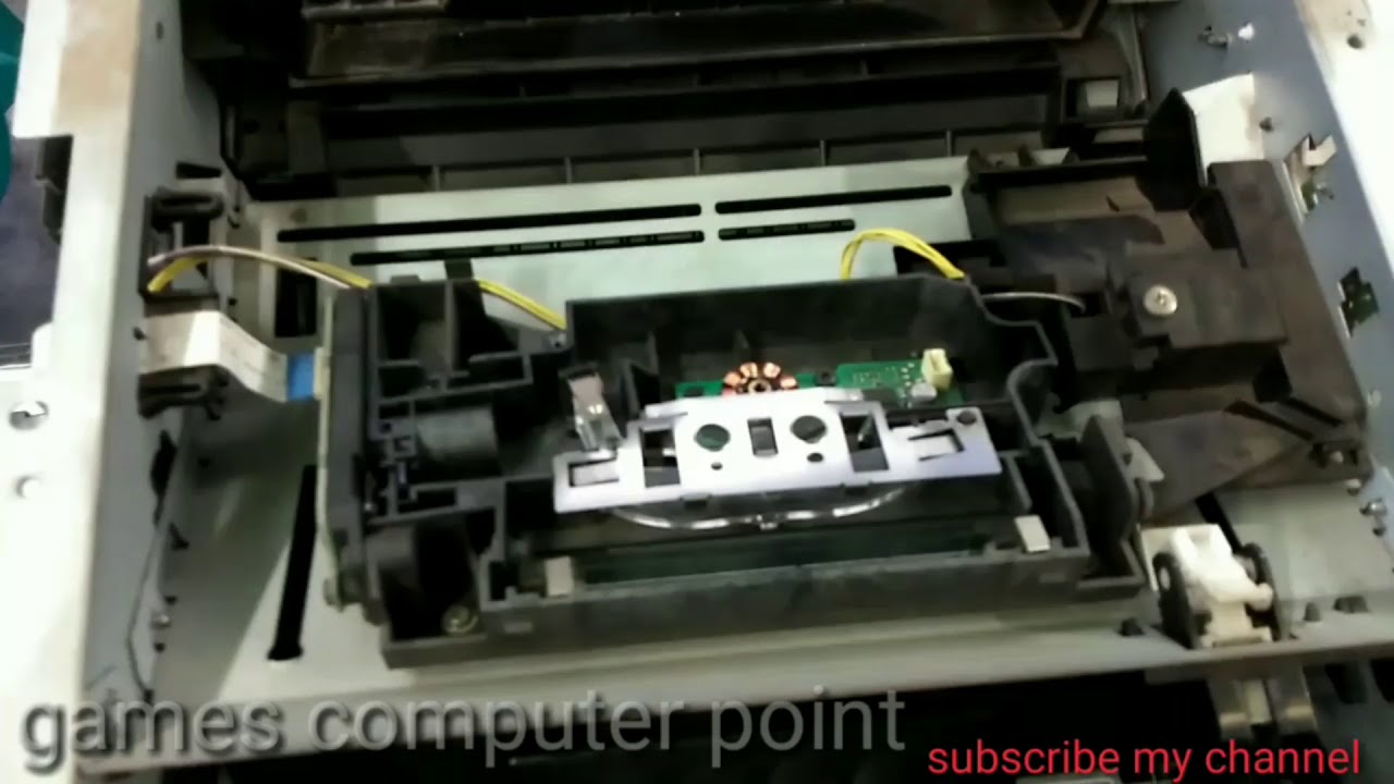 How To Fix Canon Lbp 3300 Printer Scanner Problem Repair Youtube