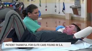 Patient thankful for elite care at SA burn unit
