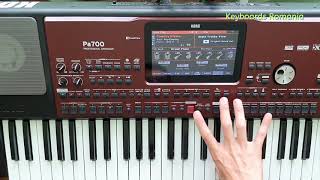 Korg Pa700 - Country style Jolene (with Chord Sequencer)