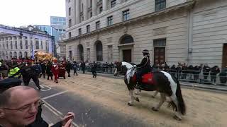London Walk | Lord Mayor's Show 2024 -1 | The world oldest procession [4K]