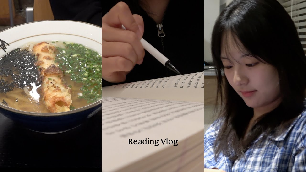 캠코더 독서 vlog📹🍂 교보문고 책 쇼핑, 연희동 투어, 비오는 날 빗소리