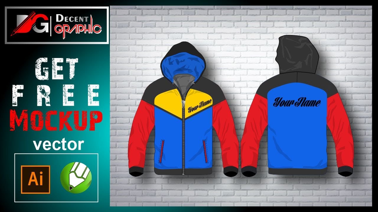 Free vector Hoodie Editable Mockup Design in Adobe Illustrator & CorelDraw Free vector Hoodie Editable Mockup Design in Adobe Illustrator & CorelDraw