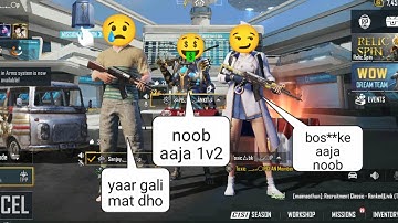 😤 Random 2 Player challenge me For 1 v 2 TDM Match | random player call me noob