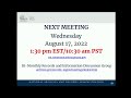 BRIDG Meeting, 06/14/2022