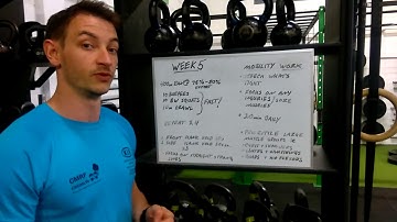 Week 5 training for obstacle course racing.