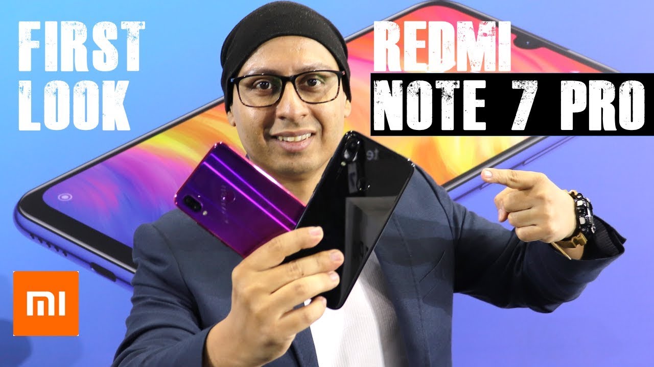 redmi note 7 pro - First Look and All the Details
