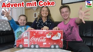 Advent Mit Coke Coca Cola Adventskalender Wir Offnen Alle Turchen Tiptaptube Youtube