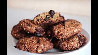Chocolate oatmeal cookies VEGAN