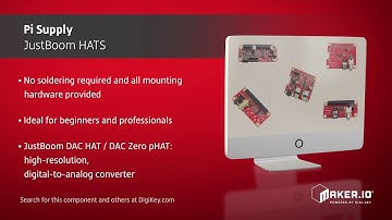 Pi Supply JustBoom HATS | Maker Minute