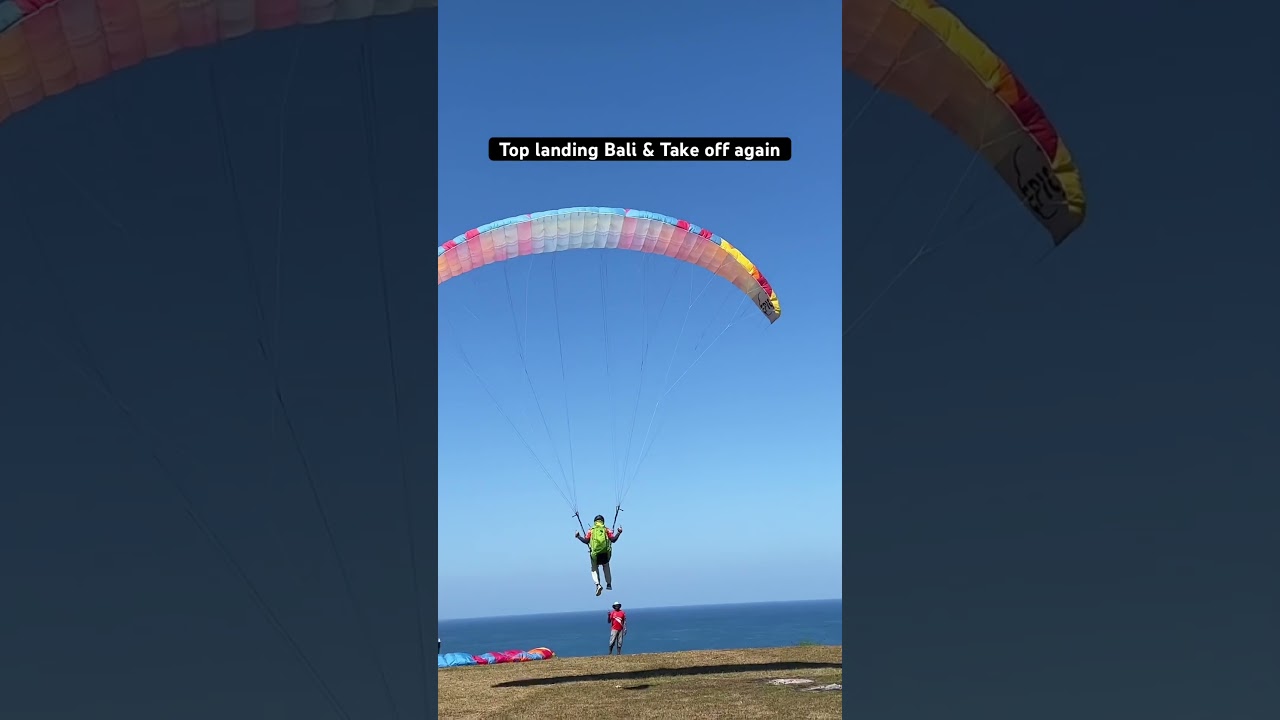 Advance paragliding course in Bali Indonesia 