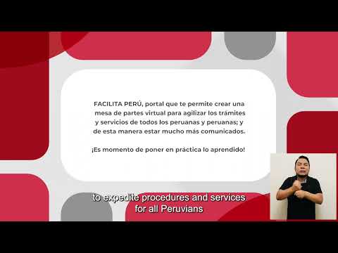 Facilita Perú para implementar mesa de partes digital