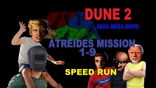 Dune 2 вся кампания атрейдесов за полтора часа) dune 2 atreides walkthrough / mission 1-9 speedrun