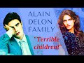 Alain delons family terrible children and a blueeyed beauty