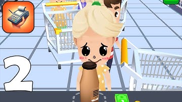 Hypermarket 3D - Part 2 Idle Supermarket Store Manager - Gameplay Part(iOS, Android)