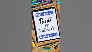 🎨 Procreate 5.4: Paint + Watercolor Brushes to Try #procreate #procreatebrushes