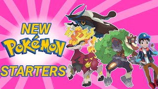 Creating NEW POKEMON | Starters #pokémon #fakemon