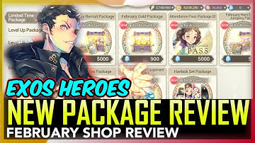 New Shop Packages Review | Worth Purchasing? Exos Heroes