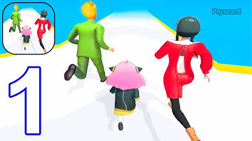 Spy Family Run 3D - Gameplay Walkthrough Part 1 Level 1-11 (iOS, Android)