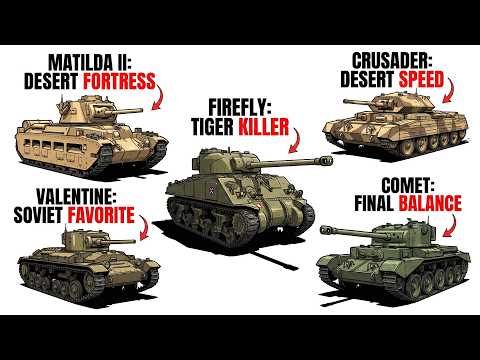 Every British Tank Used in World War II Explained - YouTube