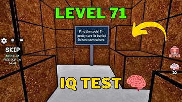 How To Solve Roblox IQ Test Level 71 | IQ Test 🧠 Guide