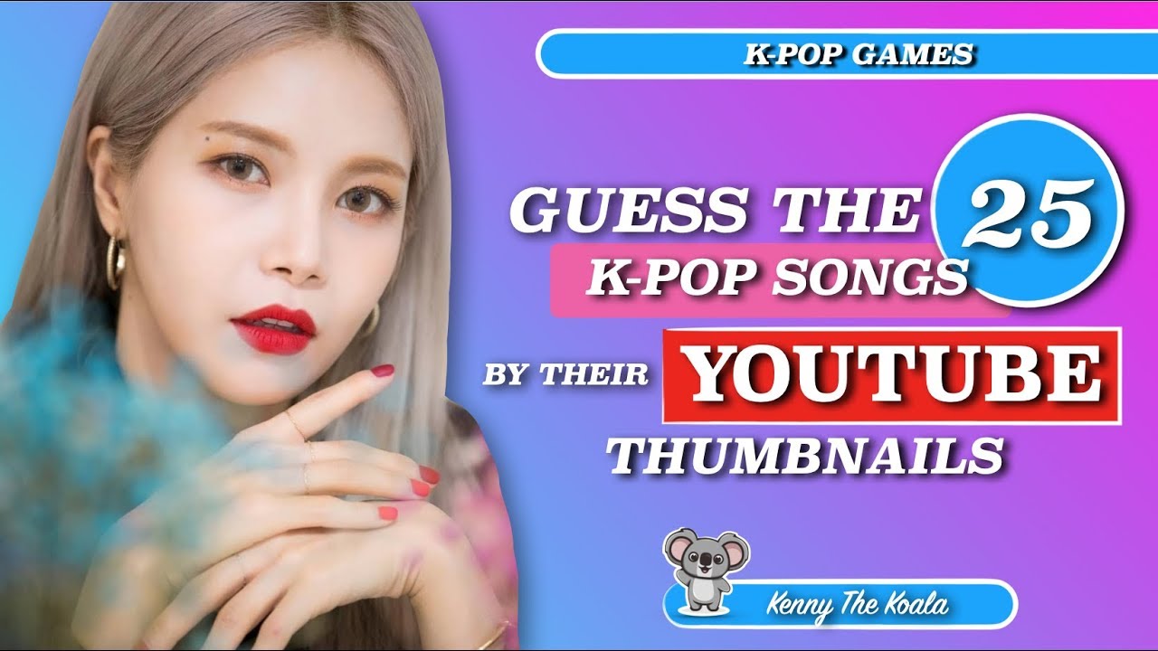 Guess The Song By Its Music Video Thumbnail!#2 |K-POP GAME|