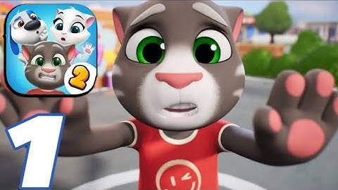 MY TALKING TOM FRIENDS 2 - Gameplay Walkthrough Part 1 (iOS Android)
