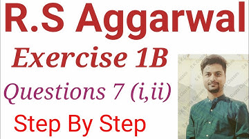 Real Number | Class 10 Exercise 1b Questions 7 (i, ii) R S Aggarwal |  S K Gupta Classes