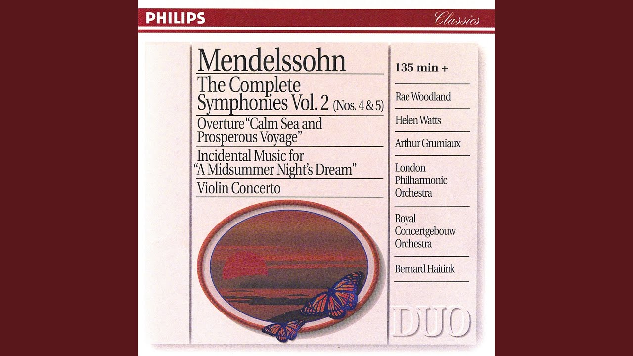 Mendelssohn: A Midsummer Night's Dream, Incidental Music, Op. 61