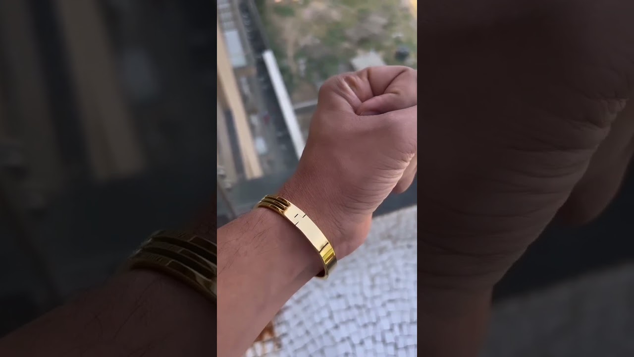 Premium Diamond Gold Bracelet for Men