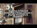 Creekstone homes popup art gallery stapleton artists denver colorado