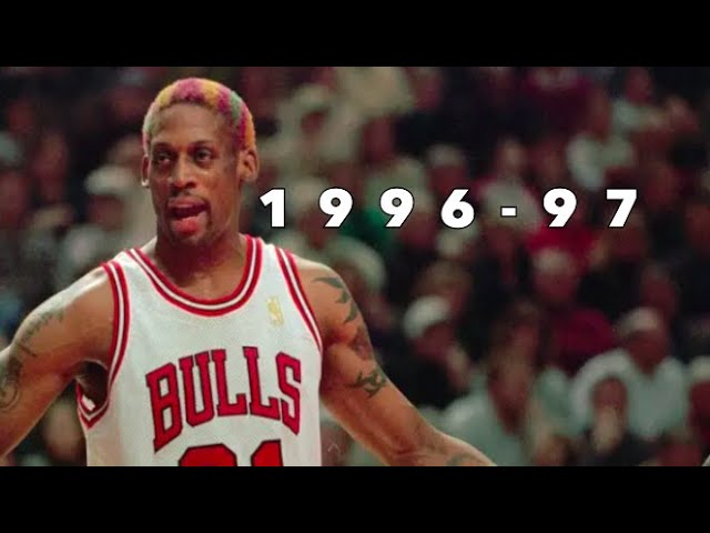 The 40/40/20 Game. Jordan 44pts, Pippen 40pts & Rodman 23rebs 